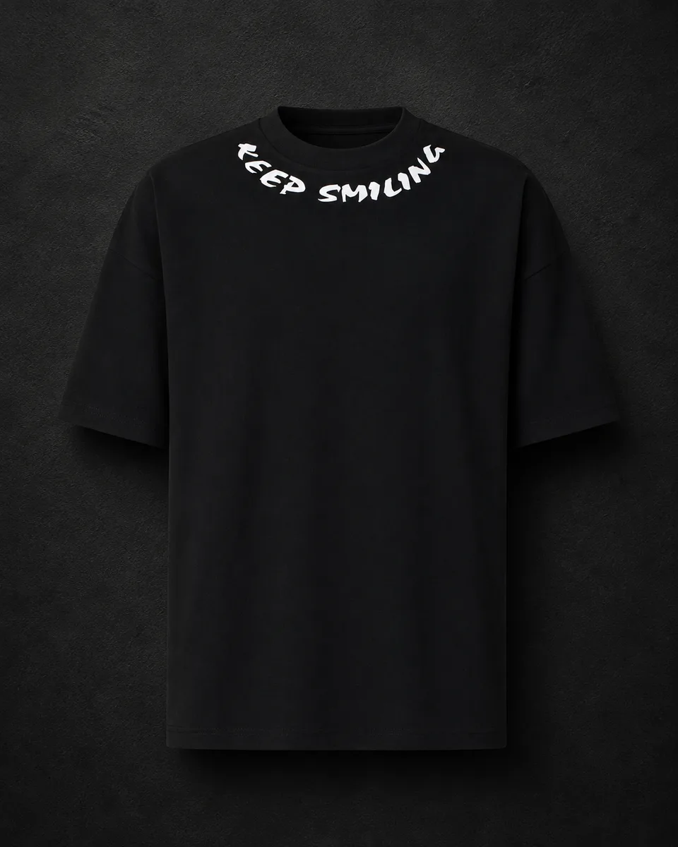 KSS Tshirt in Black — front view